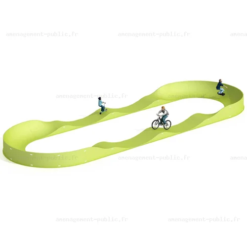 Pumptrack Polyester Piste Ovale XL